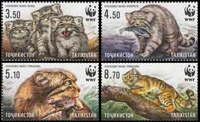 TADZHIKISTAN - 2017 - WWF - Perf 4v Set - MNH