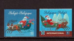 Belgium 2010  - Christmas    singles set  - MNH  # 2479-2480