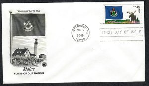 4295 Flags of Our Nation: Maine Unaddressed PCS FDC