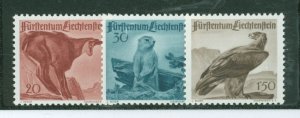 Liechtenstein #219-221  Single (Complete Set)