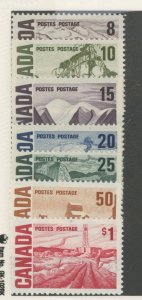 Canada #461-65B Unused Single (Complete Set)