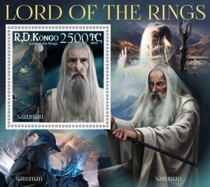 Stamps. Cinema. The Lord of the Rings 2023 year 6 sheets perforated MNH**