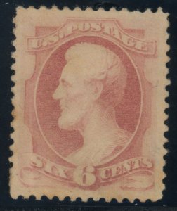 US Stamp #186 Lincoln 6c - PSE Cert - MPGNH - See Description - CV $900.00