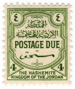(I.B) Jordan Postal : Postage Due 4m (Kingdom)
