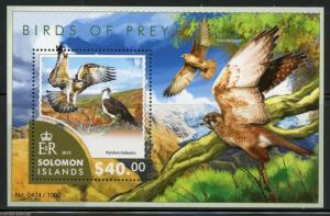 SOLOMON ISLANDS 2015 BIRDS OF PREY SOUVENIR SHEET MINT NH