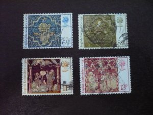 Stamps - Great Britain - Scott# 798-801 - Used Set of 4 Stamps