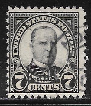 USA 665: 8c McKinley Kansas overprint, used, F