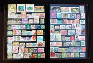 Worldwide Stamp Collection in Supersafe Stock Book Album 894 Used Stamps