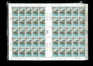 Solomon Islands SC# 453-56 MNH Full Sheets Cat. $75 Wholesale.