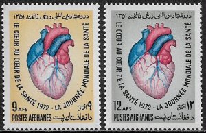 Afghanistan #855-6 MNH Set - World Health Day