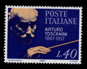 Italy Scott 948 MNH** Arturo Toscanini Conductor stamp