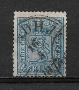 1867 Norway 14 Coat of Arms used