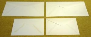 U544, 5c U.S. Postage Envelopes qty 4