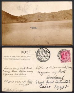 Cape of Good Hope 1906 Post card to Cairo