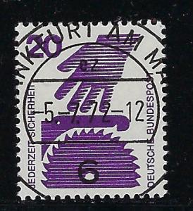 Germany Berlin Scott # 9N318, used, first  day cancellation