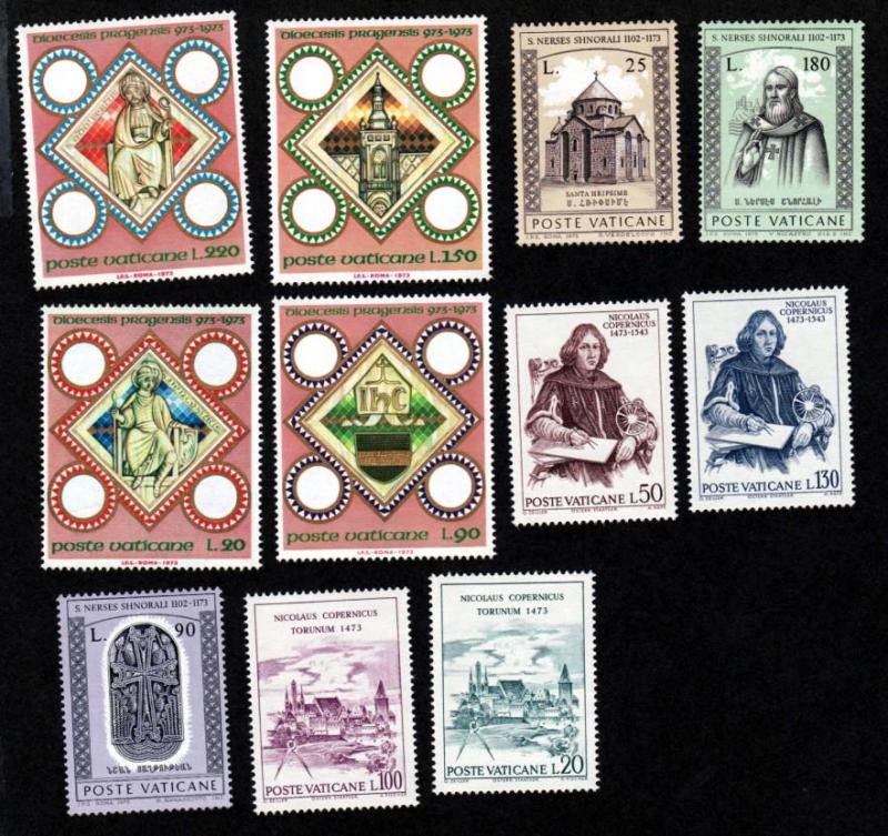 Vatican # 537-547 Mint!