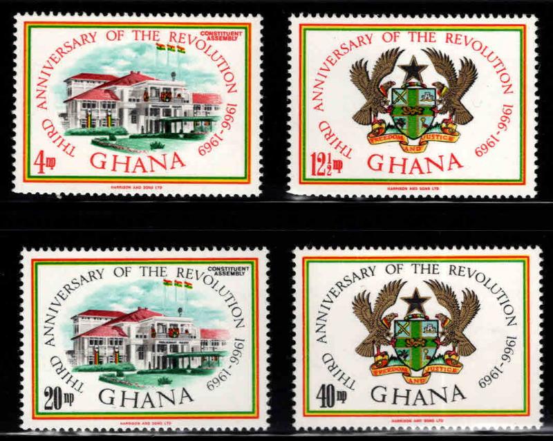 GHANA  MH* set, Scott 352-355