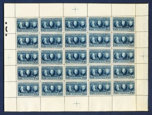 MONACO - 100-102 -  VF MNH sheets of 25 - Royalty - 1928  --  three scans