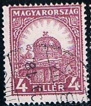 Hungary 431, 4f Crown of St Stephen, used, just F