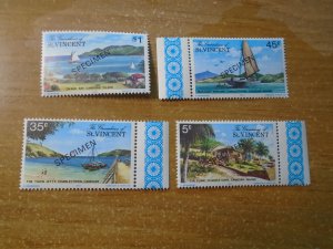 St Vincent   Grenadines   #  129-32  MNH   O/P  Specimen