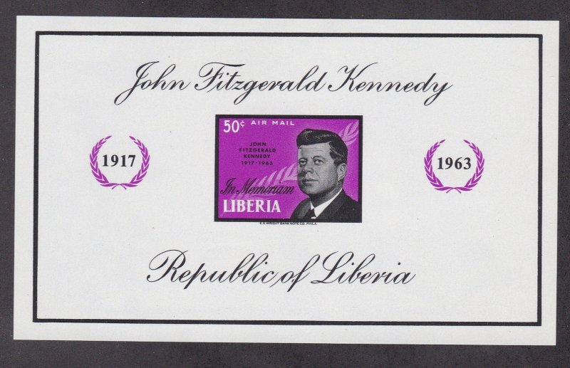 Liberia # 414, C160-161, John F. Kennedy, ImPerf, NH, 1/2 Cat.