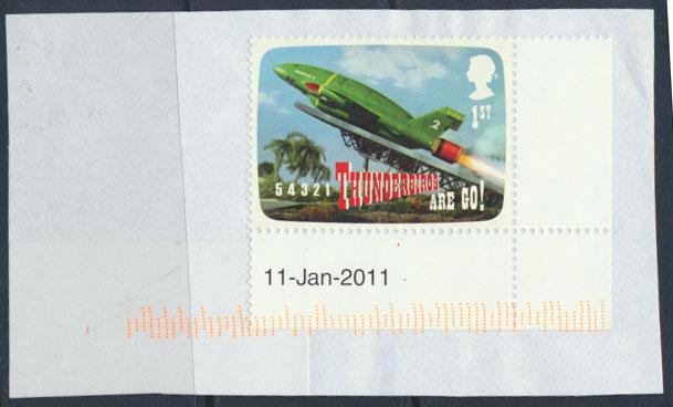 GB  SG 3138 SC# 2859  Thunderbirds TV Show Used on piece