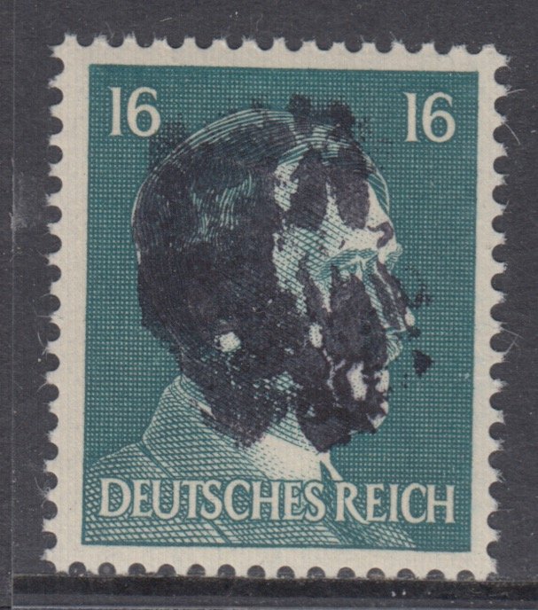 Germany Soviet Zone SBZ - LOCAL BURGSTEIN 16Pf HITLER head - Expertized Valicek