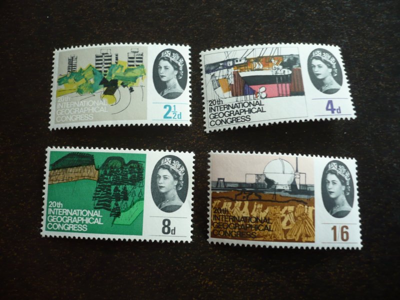 Stamps - Great Britain - Scott# 410-413 - Mint Never Hinged Set of 4 Stamps
