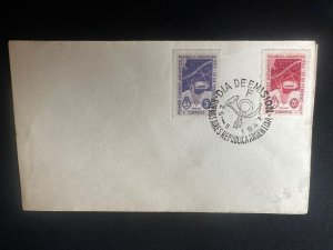 C) 1947. ARGENTINA. FDC. DOUBLE STAMP OF THE FIRST ANTARCTIC MAIL. XF