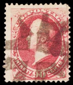 U.S. BANKNOTE CANCELS 155  Used (ID # 102521)