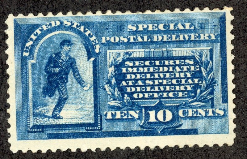 US E1 MNH 1885 10c Special Delivery