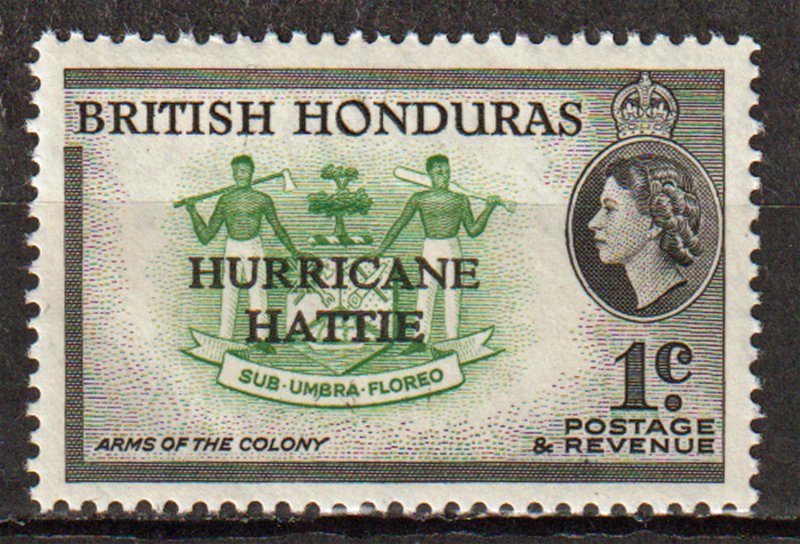 British Honduras - Arms of the Colony # 164 - M/NN - Overprinted