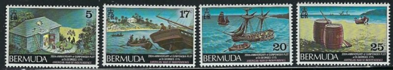 Bermuda 329-32 MNH 1975 set (ha1053)