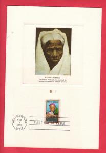 #1744 Harriet Tubman -  Black Heritage - FLEETWOOD CARD