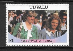Tuvalu #382B MNH Prince Andrew Sarah Ferguson Wedding