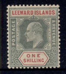 Leeward Is 1905-11 KEVII Keyplate 1/- MLH