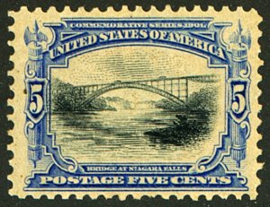 U.S. #297 MINT OG VLH