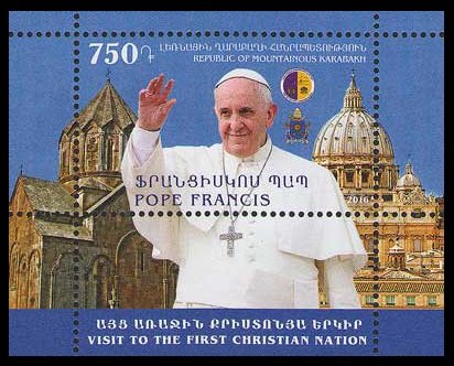 2016 Karabakh Republic 122/B14 Visit of Pope Francis