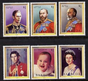 BARBUDA - 1984 - Royal Family - Perf 6v Set - Mint Never Hinged