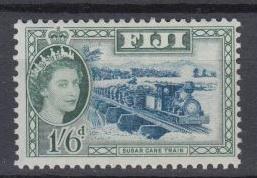 Fiji - 1954 QEII 1sh6p One of Key! Sc# 157 - MNH (6805)