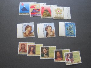 Vatican 1969'-70' Sc 467-99 Issues 9 sets MNH