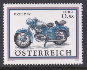 Austria 1908 Motorcycle MNH VF