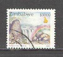 ZIMBABWE Sc# 852 USED FVF Victoria Falls