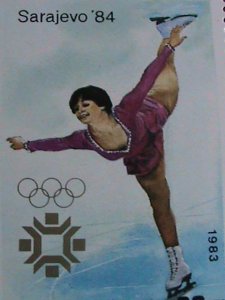 ​KOREA STAMP:1983- SC#2323 WINTER OLYMPIC-SARAJEVO'84 -MNH :RARE MINI SHEET.