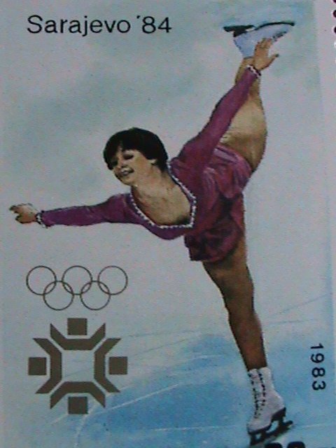 ​KOREA STAMP:1983- SC#2323 WINTER OLYMPIC-SARAJEVO'84 -MNH :RARE MINI SHEET.