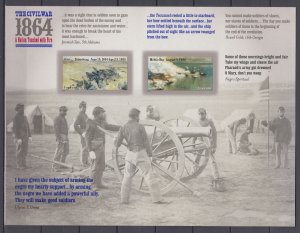 ​USA Sc#4911a Civil War 1864 Full Sheet of 12 Forever Stamps MNH