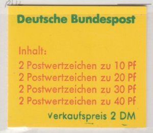 Germany Scott #1075b Stamp - Mint NH Booklet