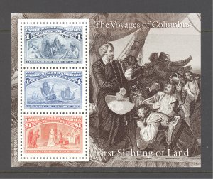 1992 Columbus Souvenir Sheets