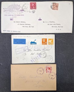 51 1899-1950s Norway items inc 2 Spitsbergen, flights, polar, etc [Y.65]