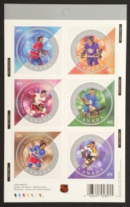 Canada 2018 Booklet Pane VF MNH